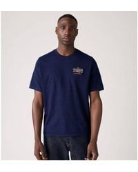 Levi's - T-shirt 16143 2256 RELAXED FIT-INDIGO - Lyst