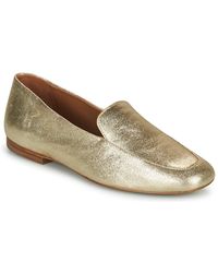 Minelli Metaplatin Loafers / Casual Shoes - Metallic