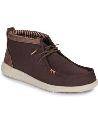 HEYDUDE - Scarpe Wally Mid Gripr Vin Classic Mole - Lyst