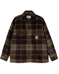 Carhartt Mantel Manning Shirt Jac - Dark Umber Leather - Bruin
