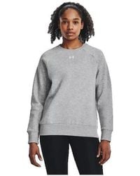 Under Armour - Sweat-shirt Sweat-Shirt Ras Du Cou En Polaire Rival D'Ua - Lyst