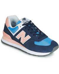 new balance 574 blauw