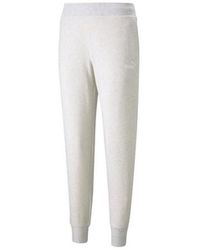PUMA - Jogging Essential Logo Pants - Lyst