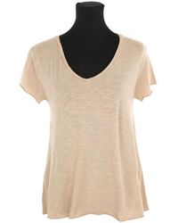 American Vintage - Blouses Top en coton beige - Lyst