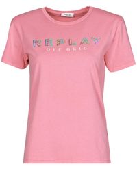 Replay - T-shirt - Lyst