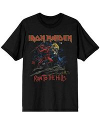 IRON MAIDEN - T-shirt Number Of The Beast Run To The Hills - Lyst