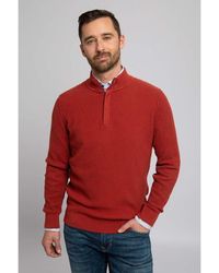Suitable - Pull Pull-Over George Demi-Zip Rouille - Lyst