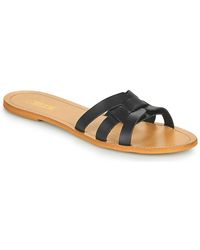 So Size Melinda Mules / Casual Shoes - Black