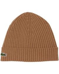 Lacoste - Echarpe Bonnet unisexe en laine Ref 57997 SIX Cookie - Lyst