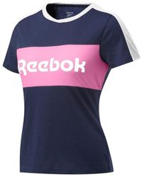 Reebok - T-shirt Te Linear Logo Detail Tee - Lyst