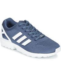 adidas Zx Flux Tech Fit Men's Shoes (trainers) In Green for SIZE 13 ADIDAS ZX FLUX TRAINERS NavyBlue with bright in