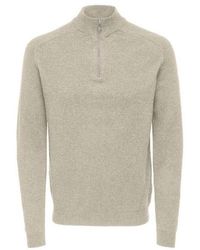 Only & Sons - Pull 1/4 Zip Reg 7 - Lyst