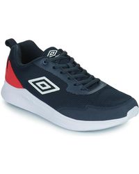Umbro INCE Wit / Marine - Gratis levering | Spartoo.be ! - Schoenen Lage sneakers  Heren € 36,00