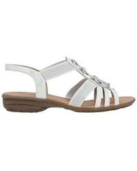 Remonte - Sandalen R3605 80-Blanc Combiné R3605 - Lyst