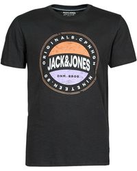 Jack & Jones T-shirt Korte Mouw Jorchristensen - Zwart
