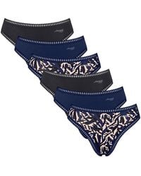 Sloggi - Slips Slip Paquet de 6 GO Crush High leg C6P - Lyst