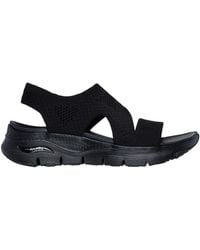Skechers - Sandales SANDALIAS MUJER Arch Fit - Brightest Day 119458 NEGRO - Lyst