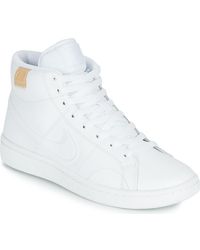 nike hoge sneakers wit