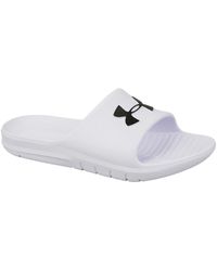 Under Armour Claquettes Core PTH Slides 3021286-100 - Blanc