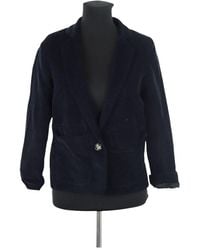 Ba&sh - Veste Blazer en coton marine - Lyst