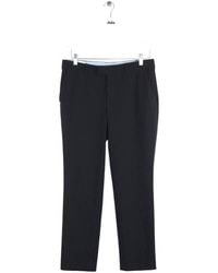 Leon & Harper - Pantalon Pantalon droit en coton noir - Lyst