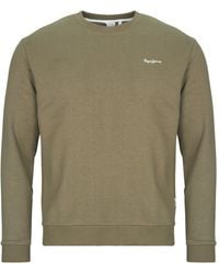 Pepe Jeans - Sweatshirt Macbeth Small Logo Plain Crew - Lyst