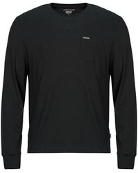 Guess - T-Shirt Lange Mouw Ls Cn Reg Pkt Tee - Lyst