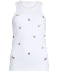 Liu Jo - Blouses Top avec applications bijoux - Lyst