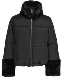 MICHAEL Michael Kors Doudounes FUR MIX PUFFER - Noir