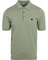 No Excess - T-Shirt Knitted Poloshirt - Lyst