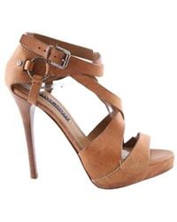Ralph Lauren - Chaussures escarpins Talons en cuir - Lyst