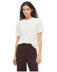 Vila - Blouses Noos Top Lollo - White Alyssum - Lyst