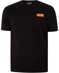 EA7 - T-shirt T-shirt en jersey graphique au dos - Lyst