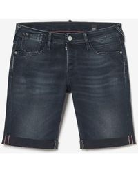 Le Temps Des Cerises - Short Bermuda laredo en jeans bleu noir - Lyst