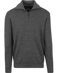 CASA MODA - Sweat-shirt Half Zip Pull Vert Foncé - Lyst