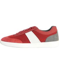 Geox - Baskets basses Basket Cuir U Rieti Mesh - Lyst