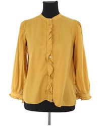 Ba&sh - Blouses Chemise en coton jaune - Lyst