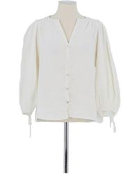 Ba&sh - Blouses Blouse En Coton Blanche - Lyst