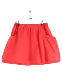 Marc Jacobs - Jupes Jupe en coton rouge - Lyst
