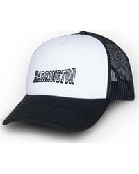 Harrington - Casquette Casquette Trucker Blanc / Noir - Logo Harrington - Lyst