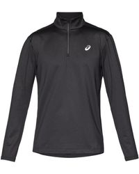 Asics - T-shirt Core ls 1/2 zip winter top - Lyst