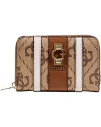 Guess - Portefeuille ERENIA SLG MEDIUM ZIP AROUND SWSO78 38140 - Lyst