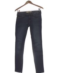Hollister Jean Slim Femme 34 - T0 - Xs Jeans - Bleu