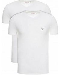 Guess - Debardeur Pack de 2 Tee shirts blanc U97G03 - S - Lyst