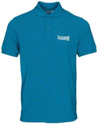 Harrington - Polo Polo piqué bleu océan - Lyst