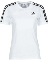 adidas - T-shirt Adicolor Classics 3-Stripes - Lyst