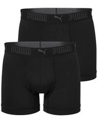 PUMA - Boxers LOT DE 2 BOXER SPORT MICROFIBER - Noir - L - Lyst