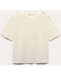 Promod - Blouses T-shirt détail boutons-bijoux - Lyst