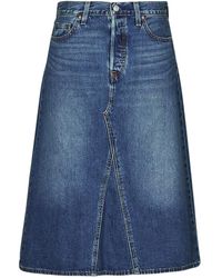 Levi's - Jupes HR A LINE DECON SKIRT - Lyst