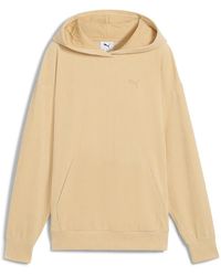 PUMA - Sweat-shirt Ess Elevated Comfort Velour Rib Hoodie - Lyst